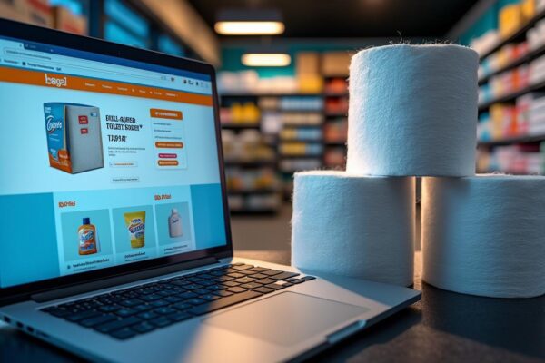 Comparatif des prix : commande en gros de papier toilette en ligne vs en magasin
