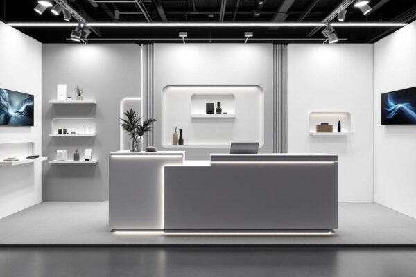 Comment maximiser l’espace avec une banque d’accueil pour stand efficace