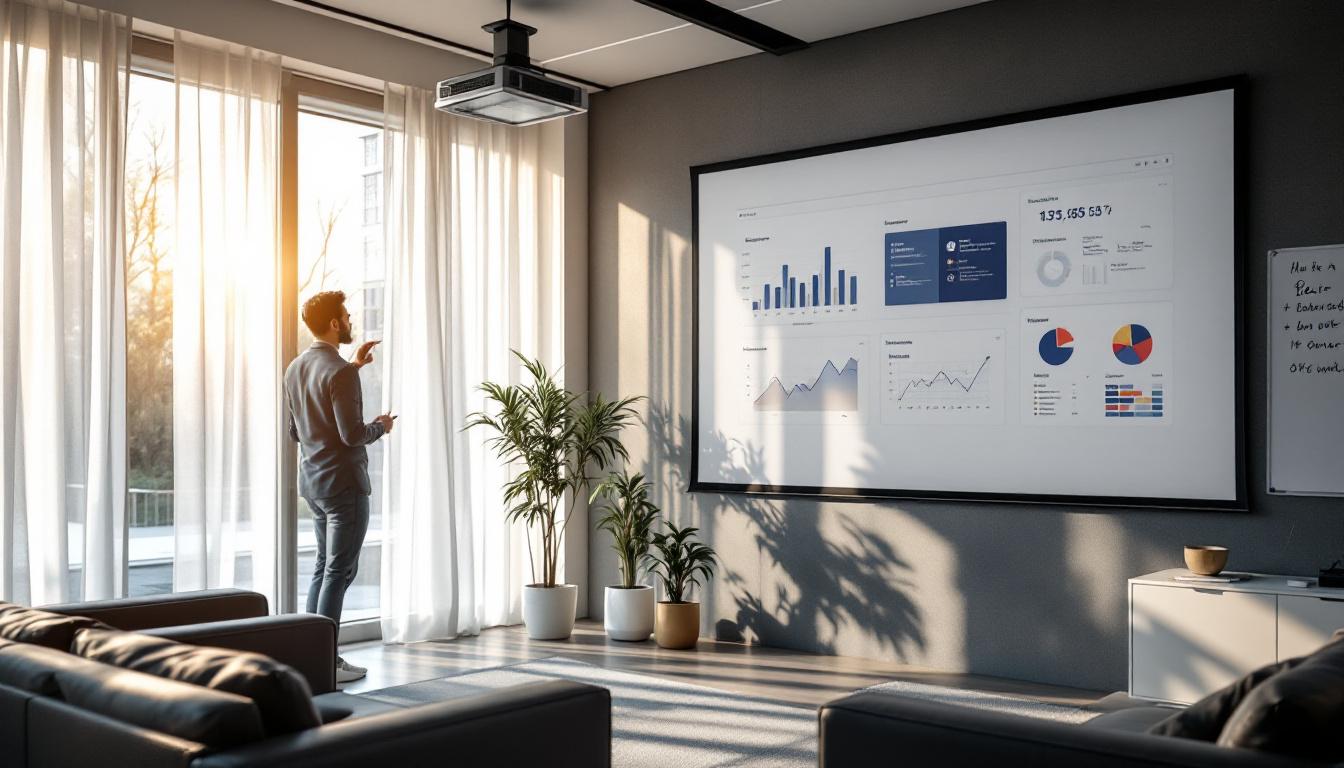 découvrez notre comparatif des vidéoprojecteurs bureautiques 3000 lumens, pour choisir le modèle le plus adapté à vos besoins professionnels avec une qualité d'image optimale.