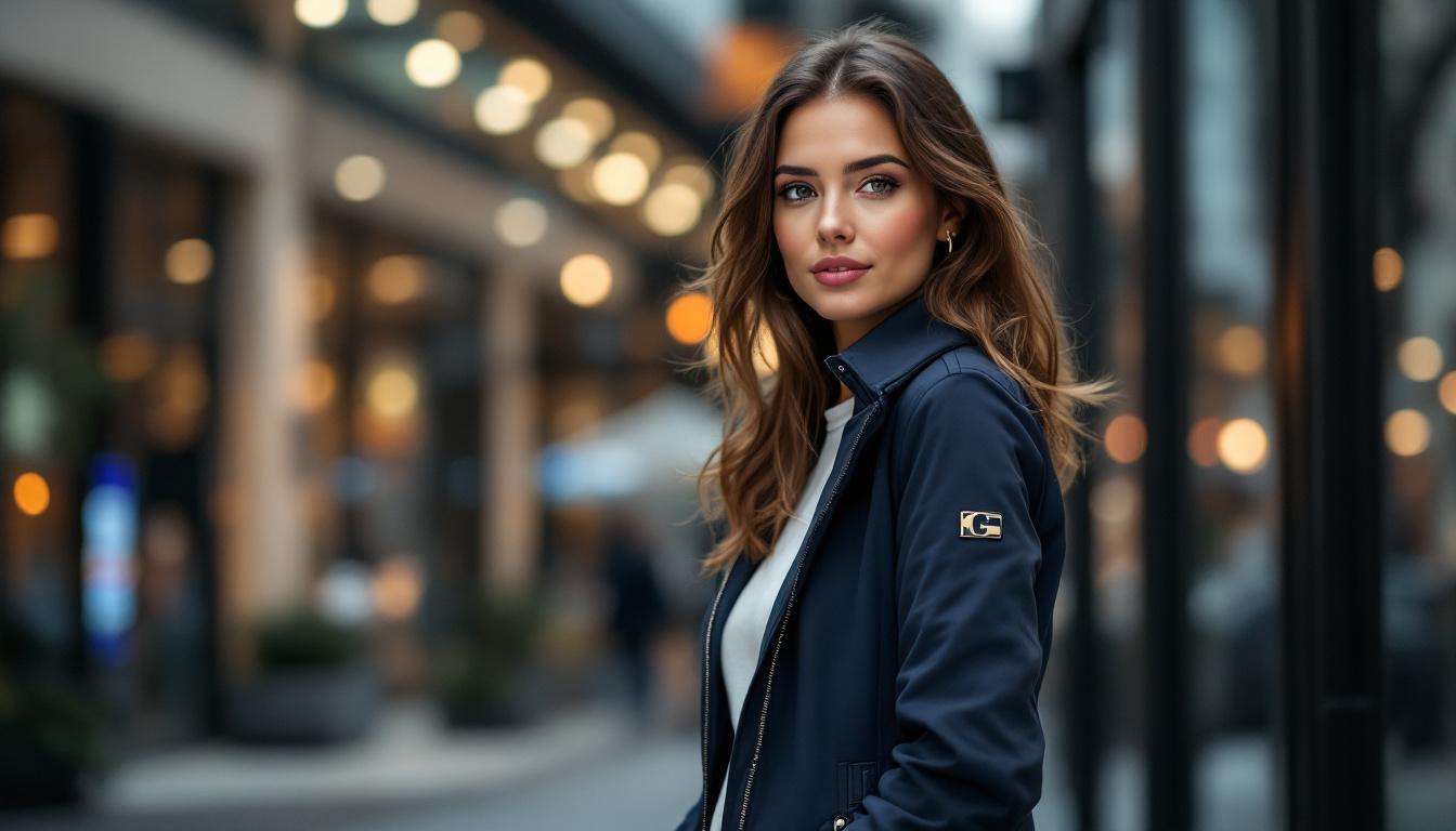 découvrez le blouson personnalisé femme avec logo, alliant élégance et fonctionnalité pour un style unique et tendance.