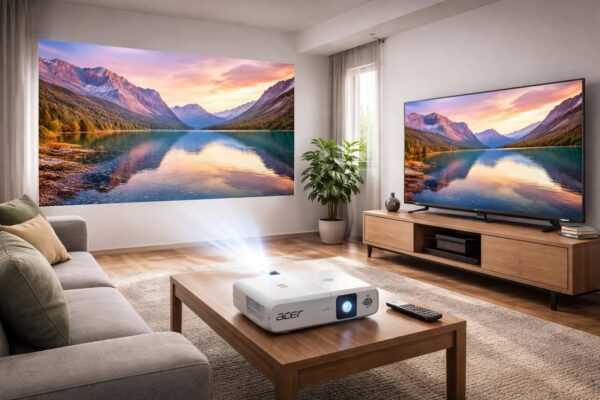 Acer vs écran TV : quand le vidéoprojecteur Acer est vraiment rentable
