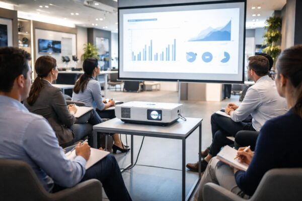 Choisir : quel vidéoprojecteur Epson pour formation showroom conf ?