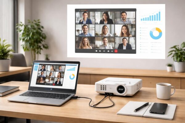 Compatibilité : connecter un vidéoprojecteur Acer à Teams/Zoom sans galère