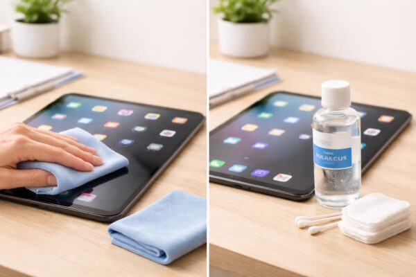 Nettoyer tablette : chiffon microfibre ou alcool, que choisir