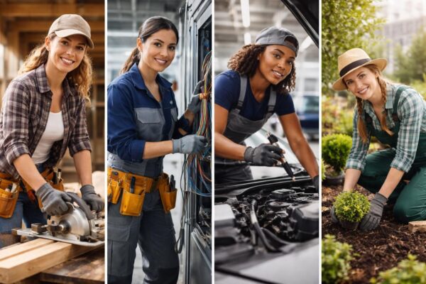 Métiers manuels féminins en demande : secteurs à fort potentiel de croissance