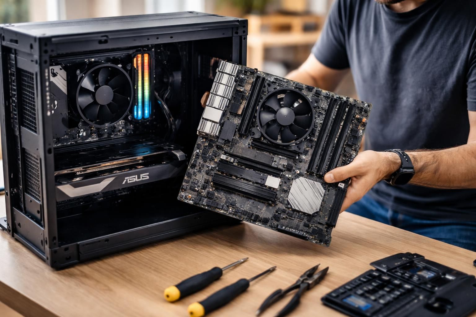 découvrez pourquoi changer la carte graphique asus implique souvent de remplacer la carte mère, et quels sont les conseils pour réussir cette opération.