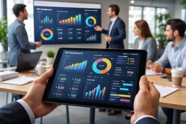Mur de management : KPI sur tablette tactile pour piloter l’équipe au quotidien